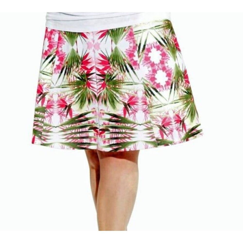 International Concepts Tropical Print A-Line Skirt Plus Size 3X NWT